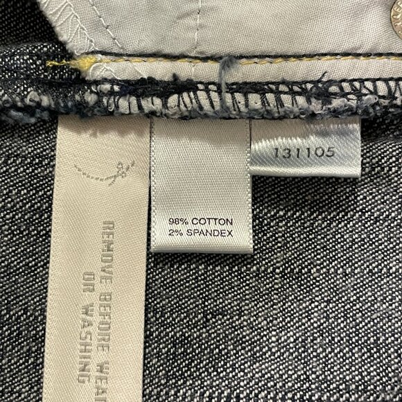 ANN TAYLOR LOFT Boot Leg Jeans. Blue Dark Wash, 6P - Picture 5 of 5